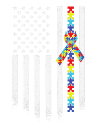 Autism American Flag Puzzle Autism Awareness Gift T-Shirt