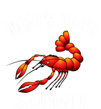 Cool Who's Your Crawdaddy Funny Crawdad Lobster Lover Gift Tie-Dye Long Sleeve Shirt