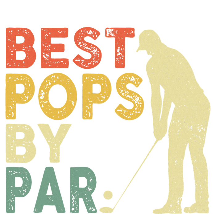 Retro Vintage Best Pops By Par Golf Father's Day For Grandpa Premium T-Shirt