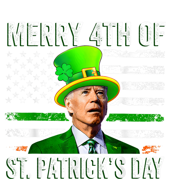 Funny Merry 4th Of St Patrick's Day Joe Biden Leprechaun Baby Bodysuit