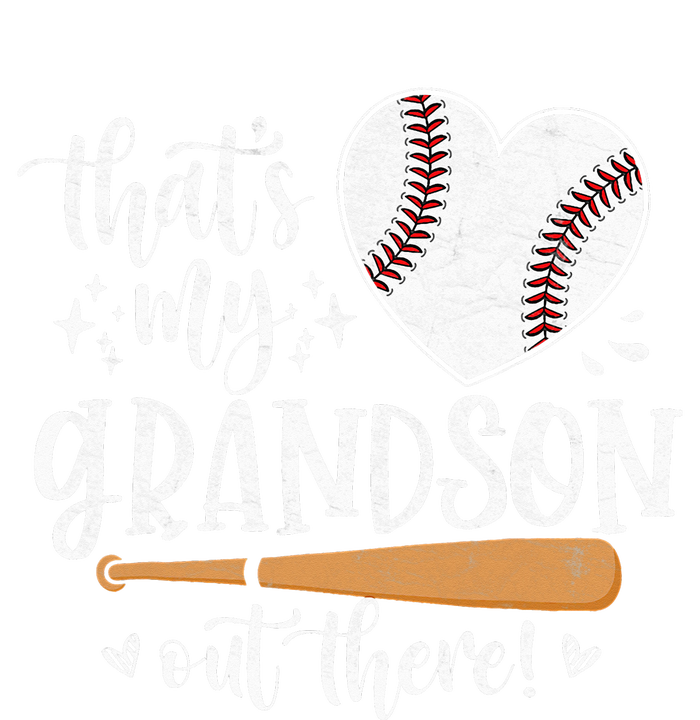 That's My Grandson Out There Baseball Grandma Mother's Day Flexfit Unipanel Trucker Cap