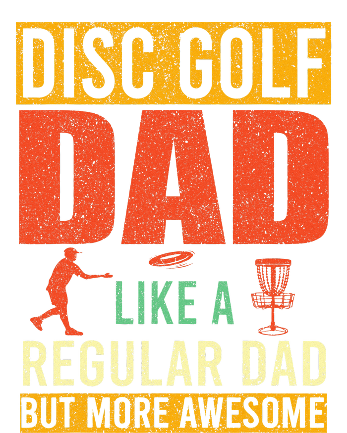 Retro Disc Golf Dad Funny Saying Disc Golfing Fathers Day Full Zip Hoodie