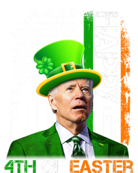 Happy 4th Of Easter Joe Biden St Patricks Day Leprechaun American Flag Womens Funnel Neck Pullover Hood