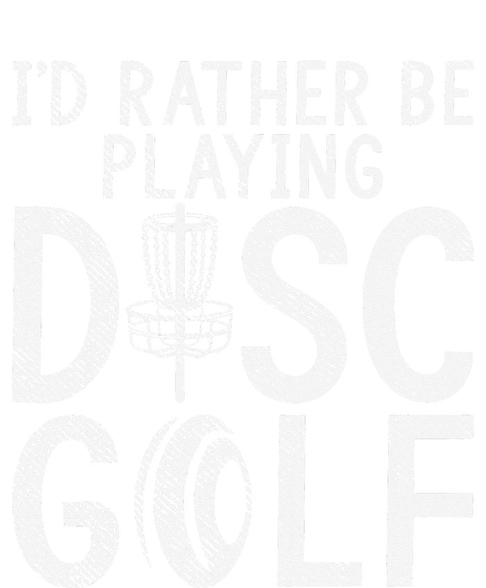 I`d Rather Be Playing Disc Golf I Frisbee Golf I Disc Golf Women's Crop Top Tee