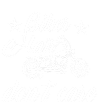 Cute Biker Hair Don't Care Quote Motorcycle Riders Cool Gift Coaster