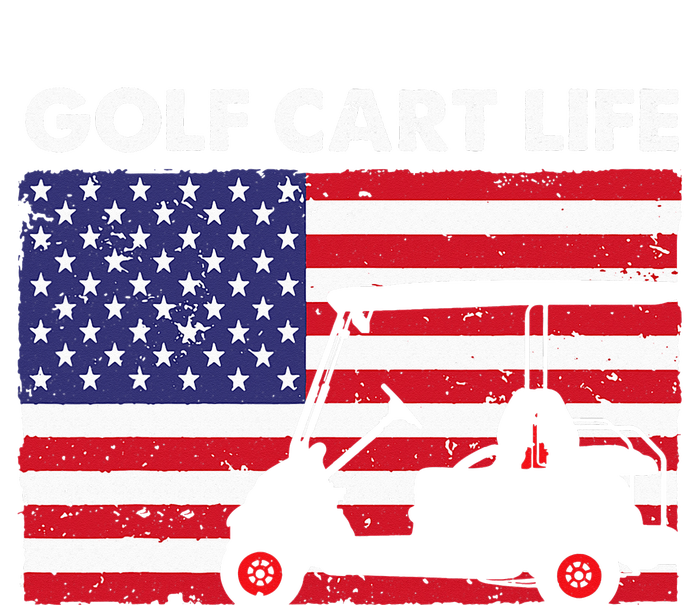 Retro American Flag Golf Gift for Golfer Funny Golf T-Shirt