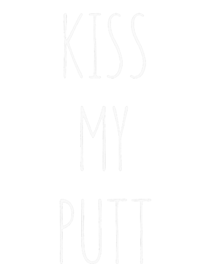 Kiss My Putt Funny Cute Golf Joke dad 16 in Basic Backpack