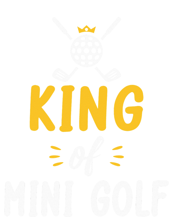 King of Mini Golf funny sports lovers Kids Tie-Dye T-Shirt