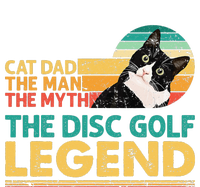 Disc Golf Cat The Disc Golf Legend Outfit Retro Sunset Toddler Hoodie