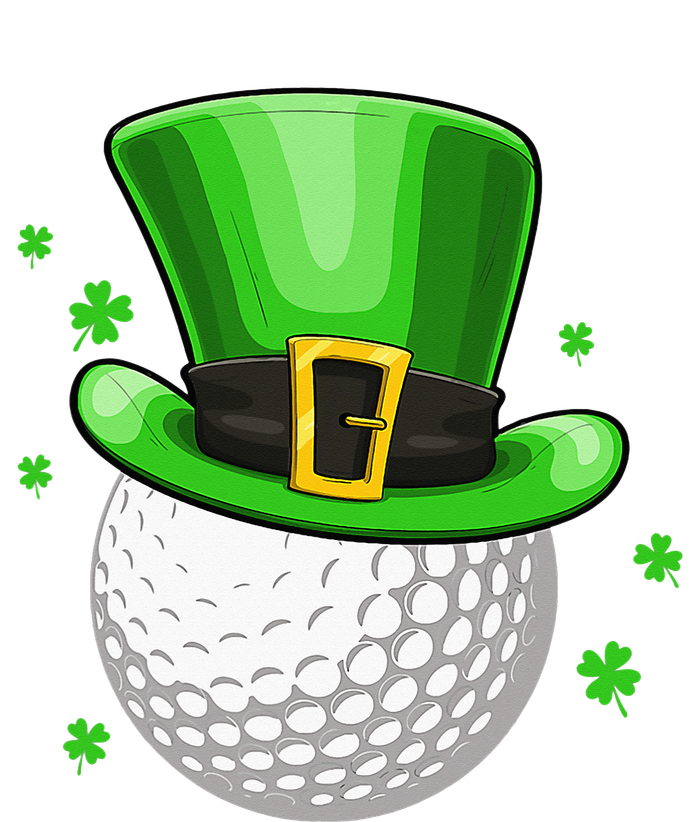 Leprechaun Hat Shamrock Leaf Golf St Patrick's Day T-Shirt