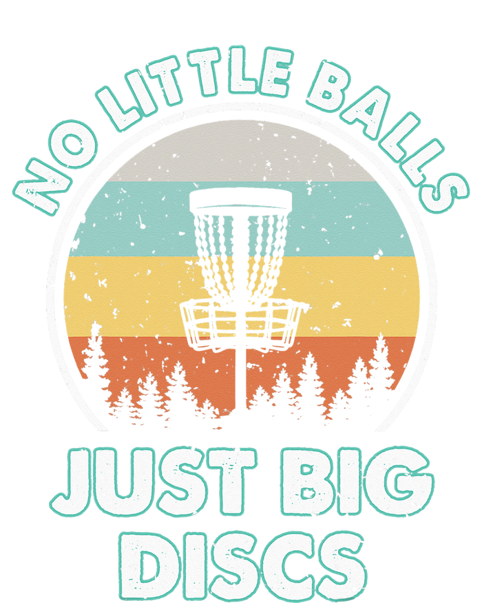 Disc Golf Vintage No Little Balls Just Big Discs Cooling Performance Long Sleeve Crew