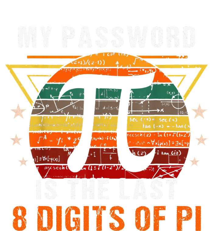 My Password Is Pi Funny Math Nerd For Teachers Tie-Dye Long Sleeve Shirt