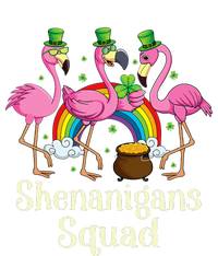 St Patrick's Day Shenanigan Squad Leprechaun Irish Flamingo T-Shirt