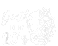 Death To My 20's Funny Skull 20th Birthday Party Twenty Bday Kids Long Sleeve Shirt