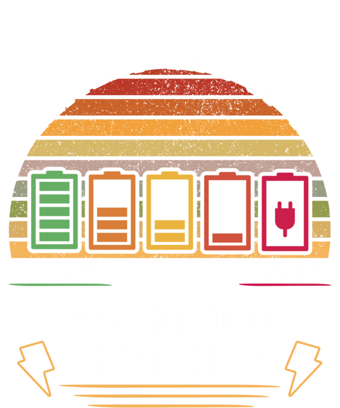 Battery Life Of A Preschool Teacher Funny Funny Gift Tall Hoodie