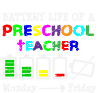 Battery Life Of A Preschool Teacher Gift T-Shirt