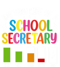 Battery Life Of A School Secretary Staff Teacher Principles Funny Gift T-Shirt