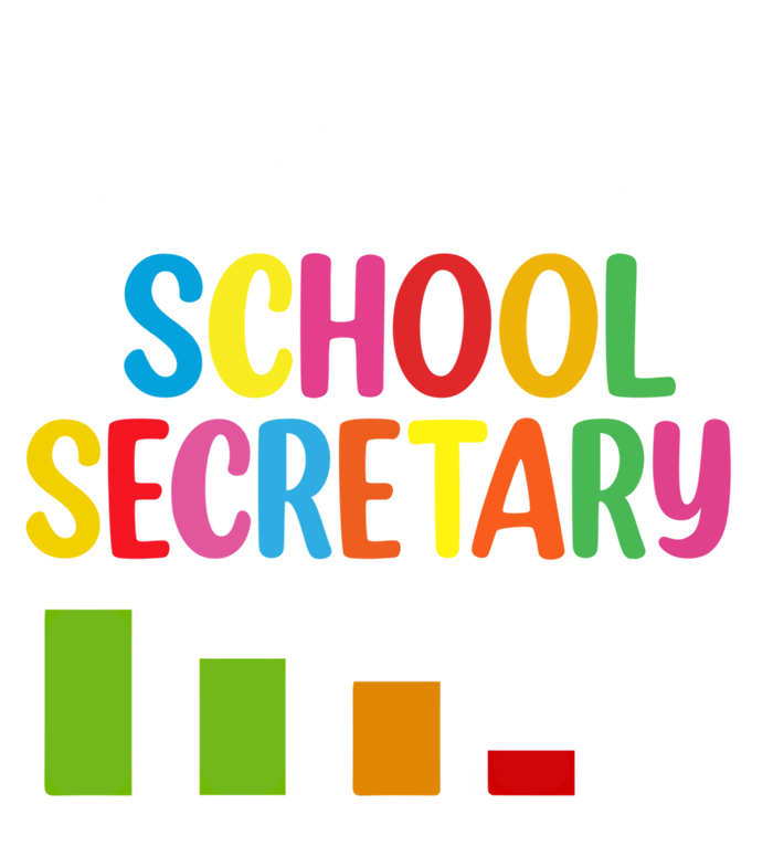 Battery Life Of A School Secretary Staff Teacher Principles Funny Gift T-Shirt