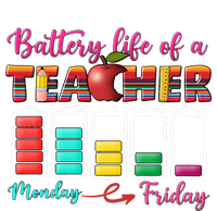 Battery Life Of A Teacher Back To School For Teacher Tee Gift Sustainable Beanie