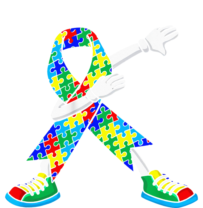 Autism Awareness Dabbing Puzzle Piece Love Dab Dance Valucap Bio-Washed Visor