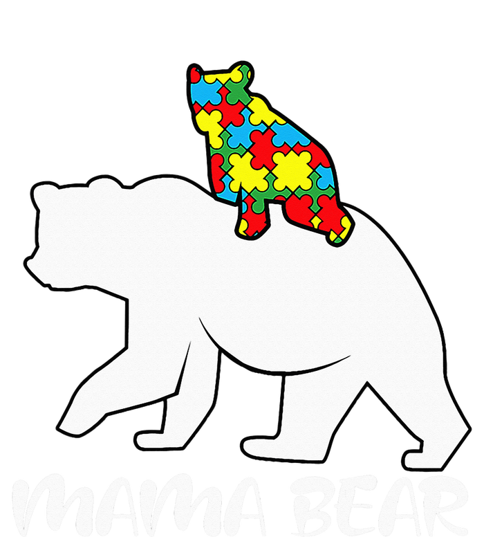 Autism Awareness Mama Bear Proud Autistic Mom Love Cute Bumper Sticker