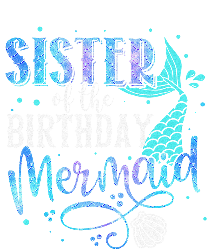 Sister Of The Birthday Mermaid Family Matching Party Squad Mousepad