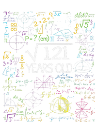 Square Root Of 121 11th Birthday 11 Year Old Funny Nerd Math T-Shirt