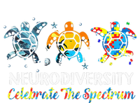 Neurodiversity Celebrate The Spectrum Turtle Planet Autism T-Shirt