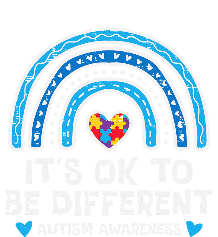 Ok To Be Different Rainbow Autism Awareness Cooling Performance Long Sleeve Crew