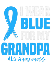 I Wear Blue For My Grandpa Als Awareness Angel Ribbon Tie Dye Hoodie