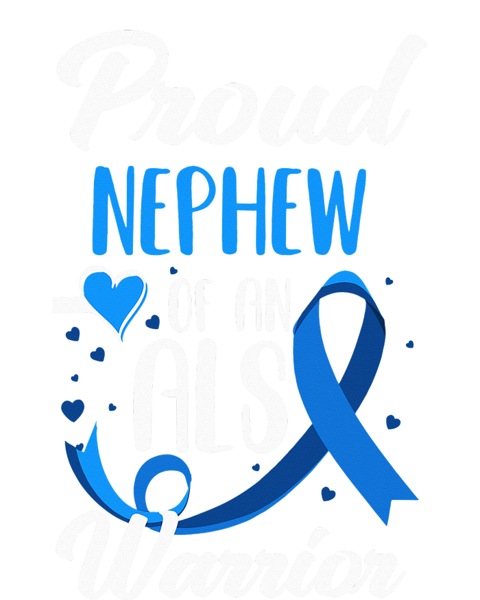 Proud Nephew Of An ALS Warrior Aunt Uncle ALS Awareness Women's Pullover Hoodie