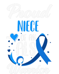 Proud Niece Of An ALS Warrior Aunt Uncle ALS Awareness V-Neck T-Shirt