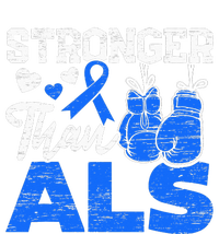 Stronger Than ALS Awareness Ribbon Supporter Warrior Insulated Varsity Jacket