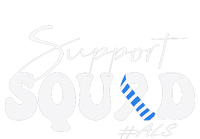 Support Squad ALS Awareness Blue & White Ribbon T-Shirt