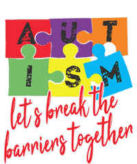 Autism Awareness Let's Break The Barriers Together V-Neck T-Shirt