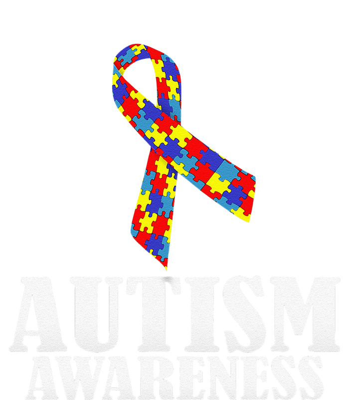 Autism Awareness Ribbon Puzzle Pieces Colors Gift T-Shirt