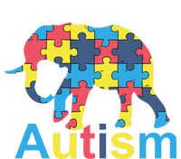 Autism Awareness Tees Elephant Puzzle T-Shirt