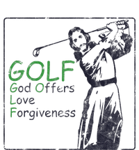 Golf God Offers Love Forgiveness Jesus Sport Kids Long Sleeve Shirt