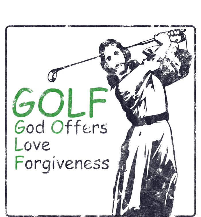 Golf God Offers Love Forgiveness Jesus Sport Kids Long Sleeve Shirt