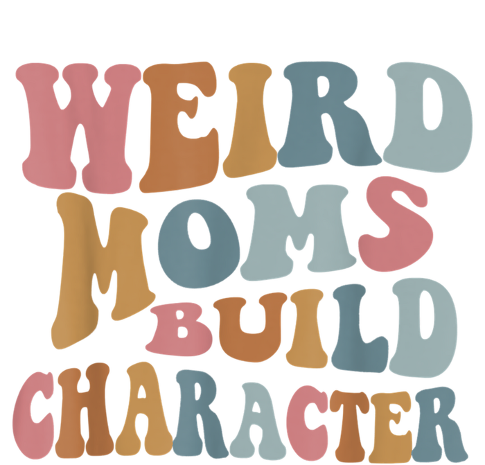 Groovy Weird Moms Build Character Funny , Overstimulated Mom (Back) T-Shirt