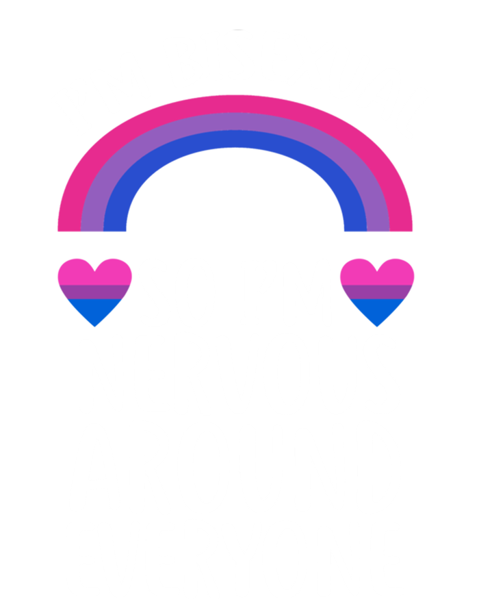 Funny Bisexual Pride Flag Colored Quote Gift T-Shirt