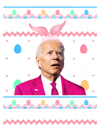 Funny Bunny Joe Biden Happy Uh You Know The Think Easter Day Funny Gift Stripe Pom Pom Beanie