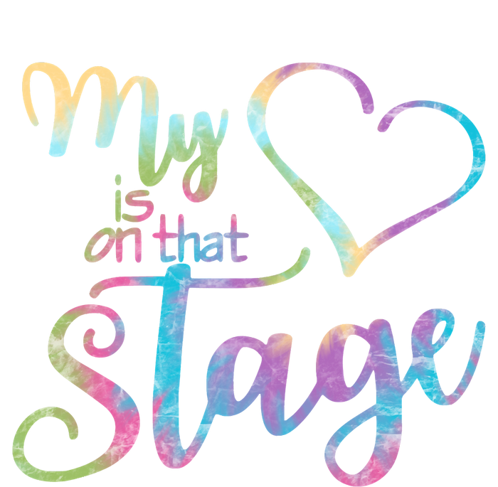 My Heart Is On That Stage For Dance Mom Women's V-Neck T-Shirt