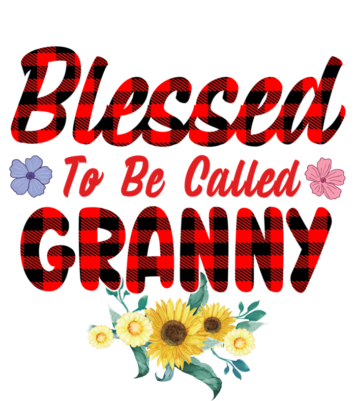 Blessed To Be Called Granny Sunflower Granny Mothers Day Gift Tie-Dye T-Shirt