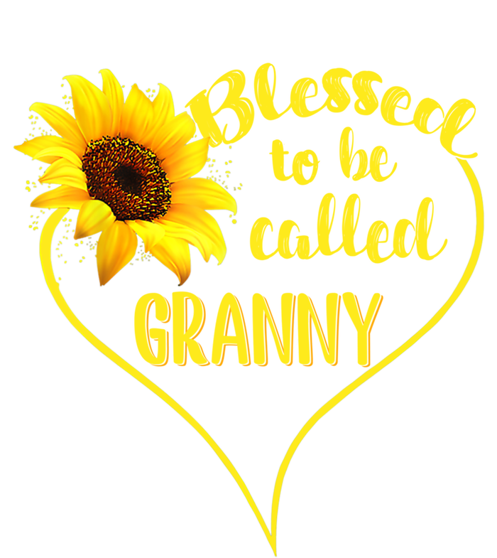 Blessed To Be Called Granny Sunflower Mothers Day Gift T-Shirt