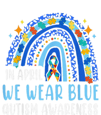 Autism Rainbow In April We Wear Blue Autism Awareness City Backpack