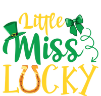 Funny Irish St Patricks Day Shenanigans Little Miss Lucky Funny Gift T-Shirt