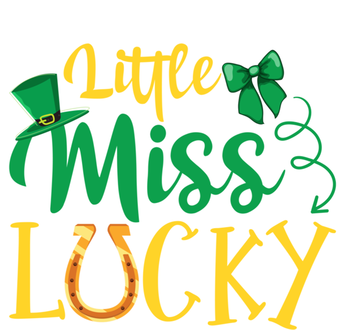 Funny Irish St Patricks Day Shenanigans Little Miss Lucky Funny Gift T-Shirt