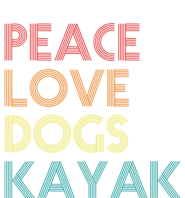 Kayaker Kayaking Apparel Kayak And Dog Lovers Vintage Retro T-Shirt