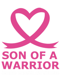 Breast Cancer Awareness Son Of A Warrior Pink Heart Ribbon Cute Gift Kids Long Sleeve Shirt